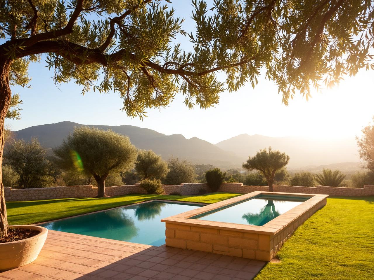 Finca Els Oliveres, villa con piscina en Mallorca, Serra de Tramuntana