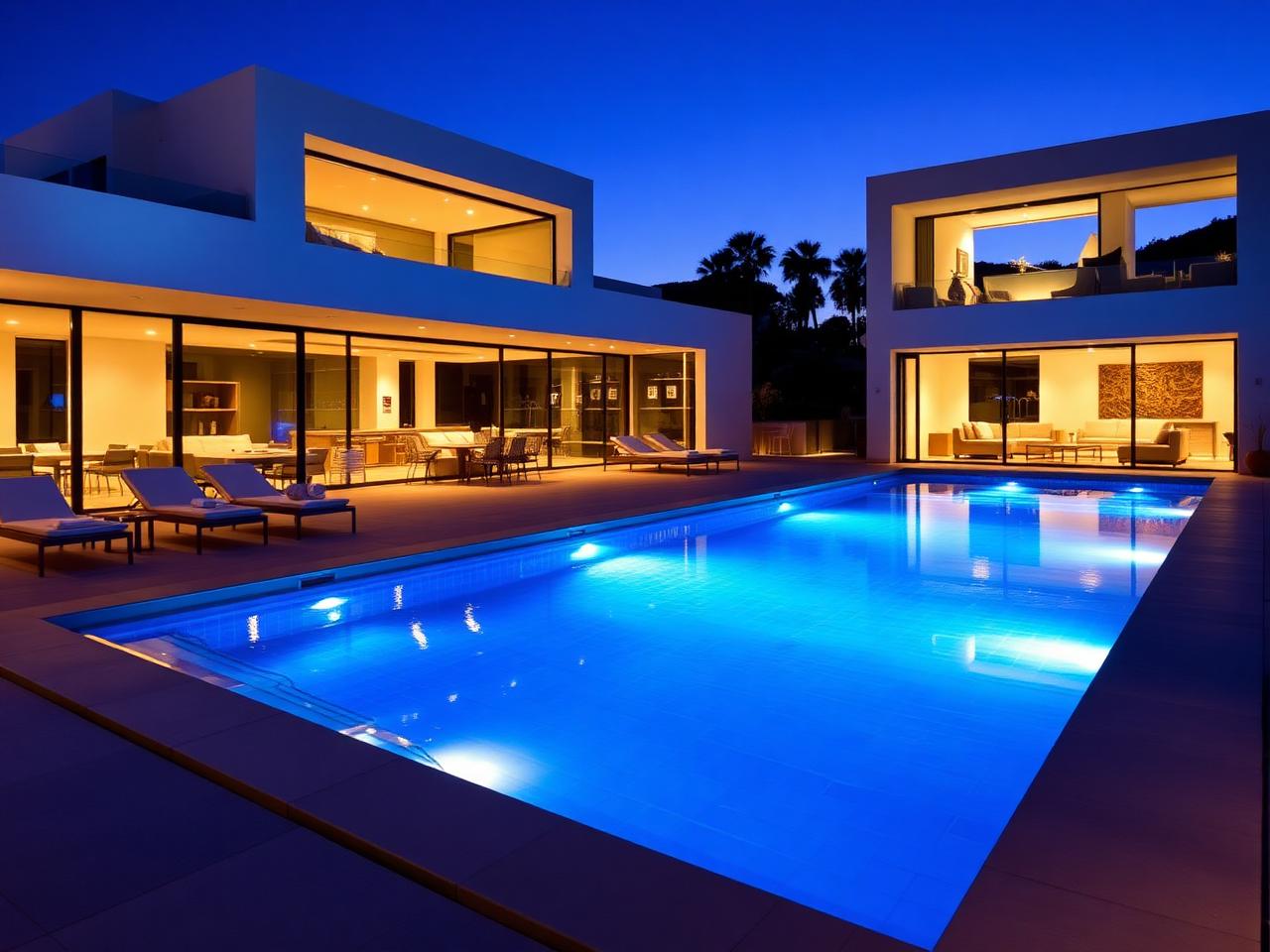 Villa Lumen, villa con piscina en Marbella, Málaga